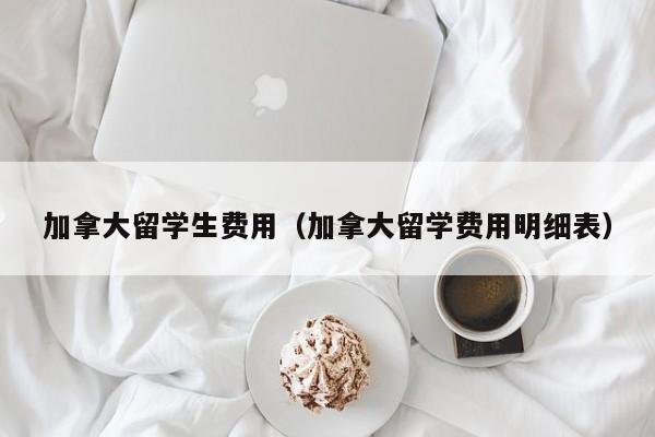 加拿大留学生费用(加拿大留学费用明细表)